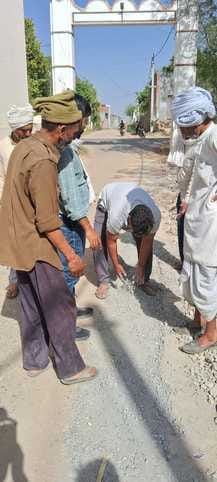 The contractor used substandard material and people created a ruckus