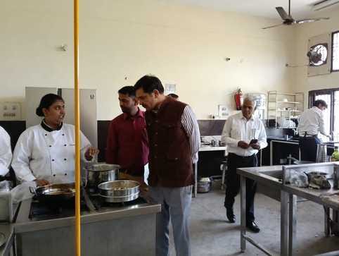 The Registrar inspected the university building