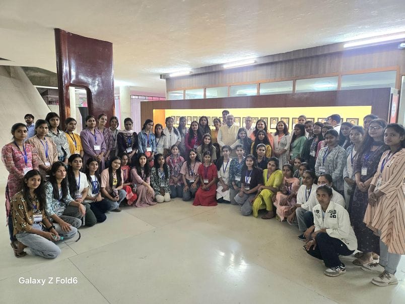 Women college students got a chance to watch the proceedings of the assembly session