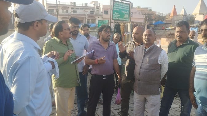 Allegations of rigging in the construction of Shiva temple corridor team arrived to investigate