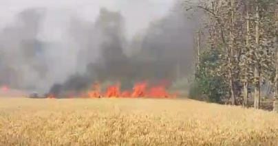 Fire caused havoc near Phooleshwarnath temple