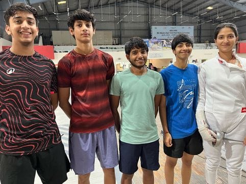 5 young fencers of the district will show their skills in Junior World Championship