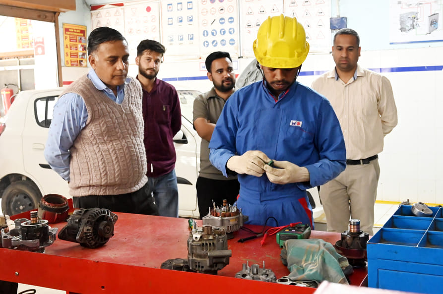 ITI trainees showed their skills in skill competition