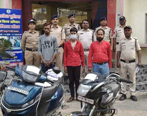 Three drug dealers arrested in Dhanpuri, drugs worth lakhs seized