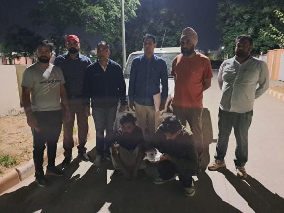 151 grams of heroin recovered from car, two accused arrested