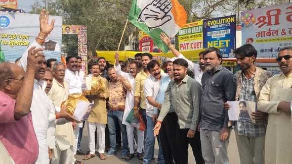 Sehore news: Congress said Saurabh Sharma got bail under the protection of BJP government