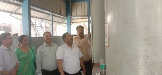 Photographed in front of oxygen plants, mock drill completed