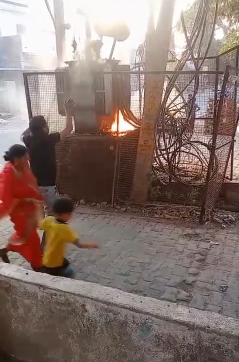 Fire in transformer, power supply disrupted in 300 houses
