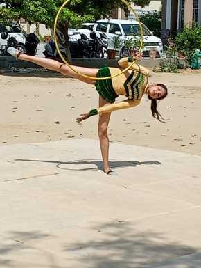 Women's college tops in gymnastics
