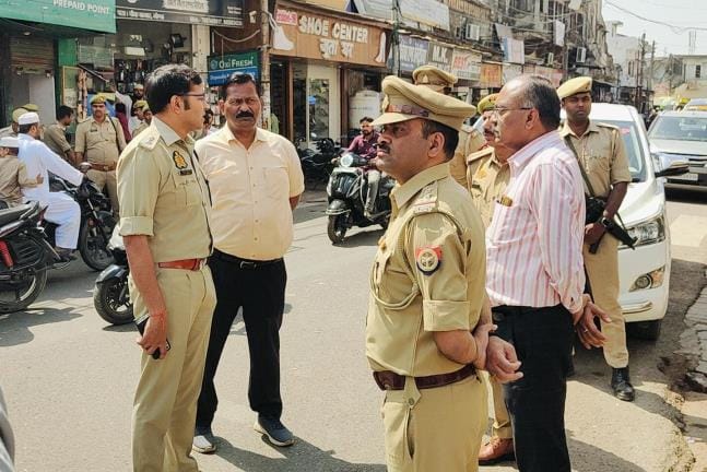 Police was on alert regarding Friday prayers