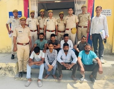 Ajmer There was arson and vandalism during Holika Dahan in Badgaon eight accused involved in case arrested