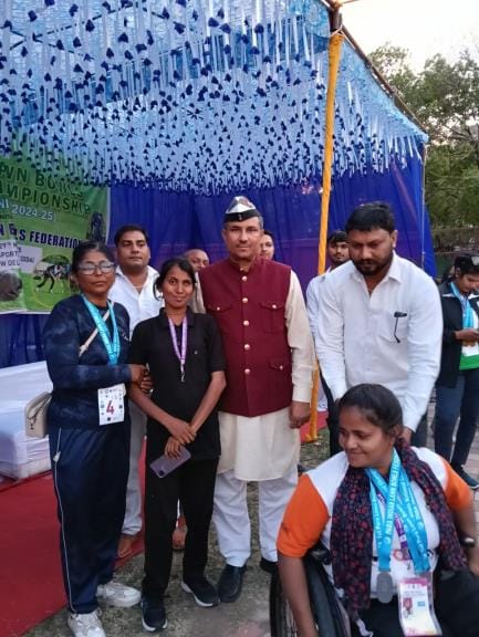 Players won medals in Para Lawn Ball National Championship