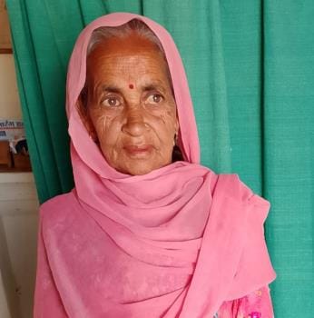 At the age of holding a stick, Usha is working towards water conservation by becoming a Jal Sakhi