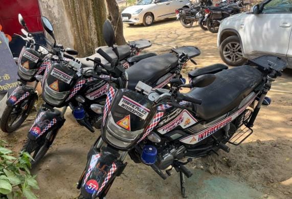 Over speed challan will be issued as soon as the device installed on the bike scans it