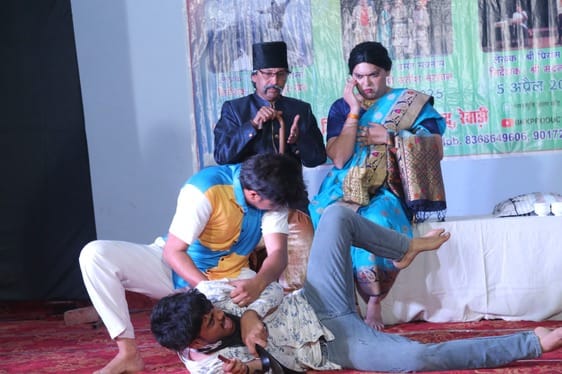 The play 'Haye Re Laila' was staged