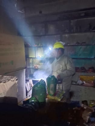 Fire in a house in Mianbehad, loss of 80 thousand