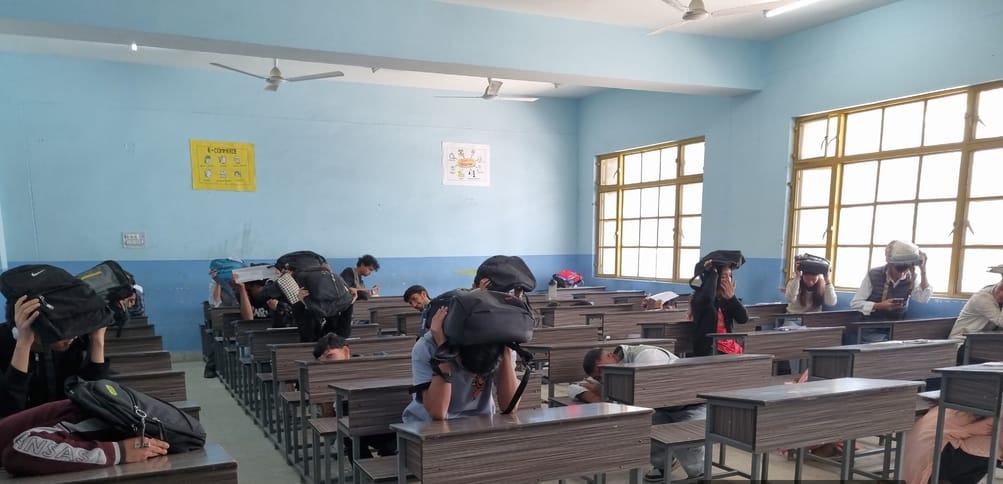 Mock drill of disaster management held in Kullu College