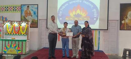 Bhuvik won the best educational video award at the national level