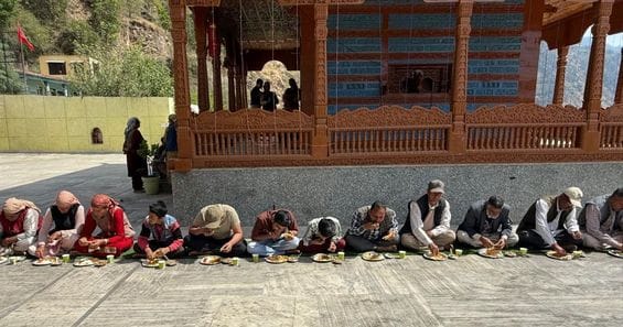 Bhandara organized in Kotakali temple premises