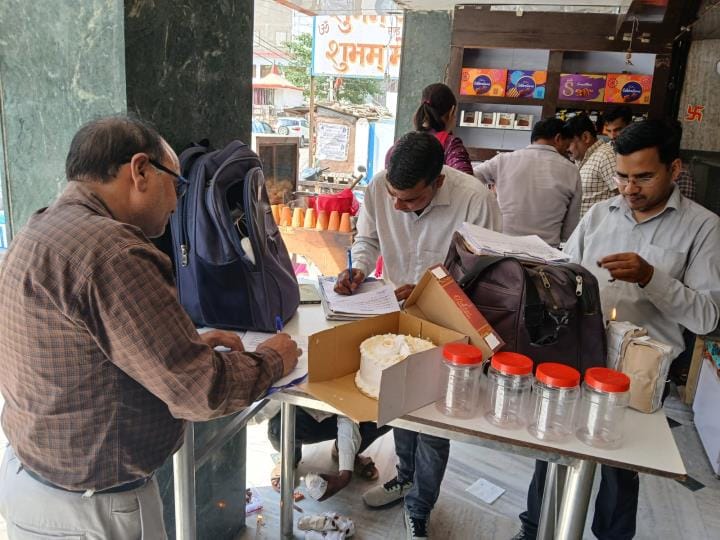 Food safety officers took samples of sweets