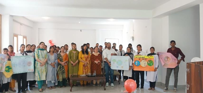 Students were made aware about earthquake