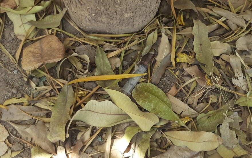 HUDA park has become a den of drug addicts instead of a place for kids to play