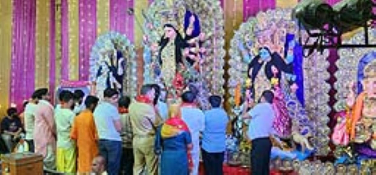 Shri Dhar Chowk, Pandal, Worship