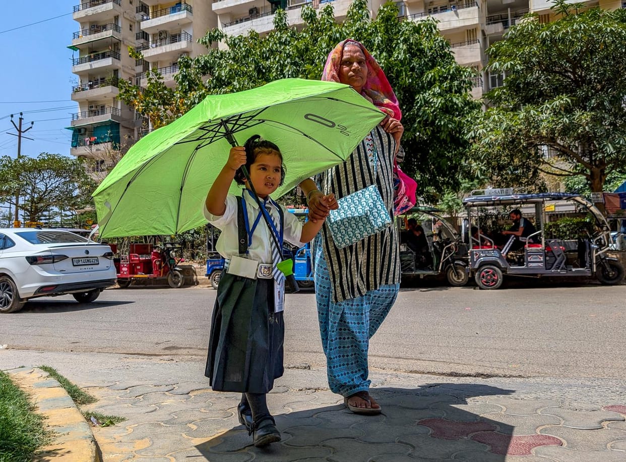 Mercury dropped by one degree, no relief from heat