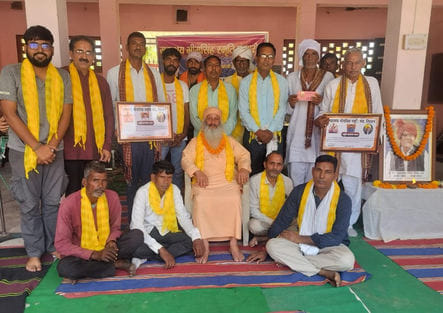 Folk singers Birendra Singh and Bhupendra Sharma honoured with Mahashay Bhim Singh Smriti Samman