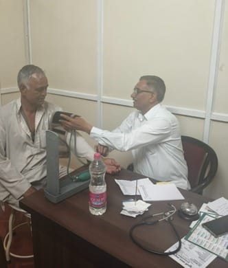 111 patients were given free OPD and medicines