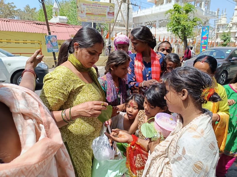 On Durga Ashtami, praises of the mother are sung in goddess temples