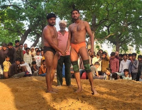 Wrestler from Kasganj defeated wrestler from Haryana