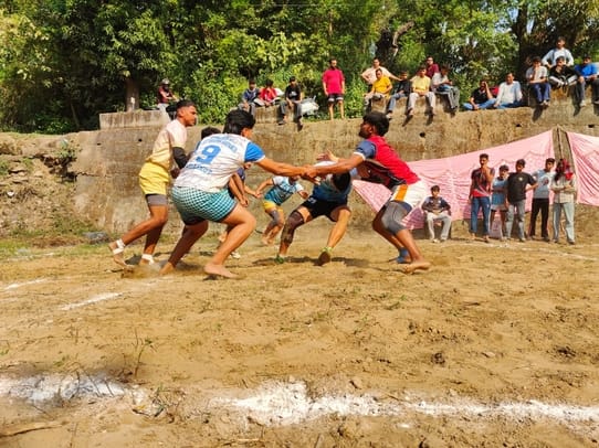 Pathankot team won the Kabaddi competition