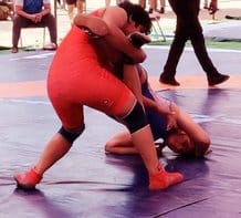 Women wrestlers showed their strength in wrestling