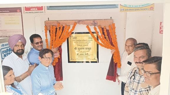 Sundarnagar Civil Hospital gets equipment worth Rs 10 lakh