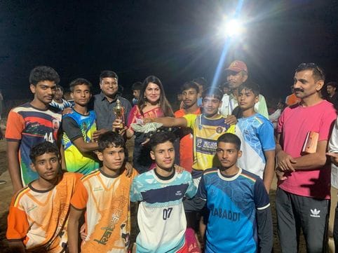 The team of Bhala village is the topper in the under 16 Kabaddi competition