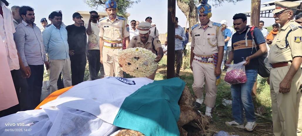 CRPF jawan died in road accident