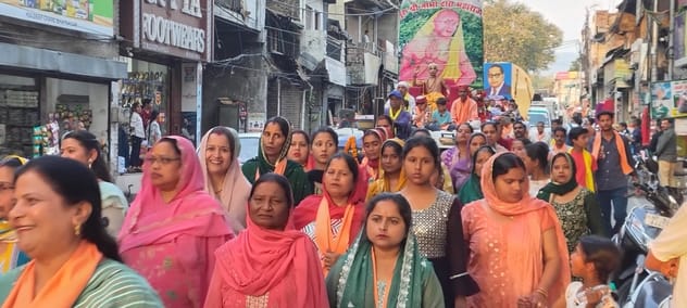 Procession taken out on Guru Shri Nabha Das Jayanti