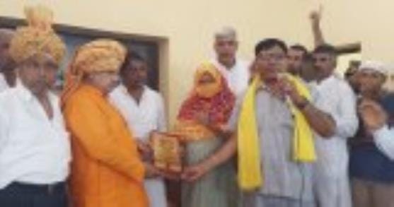 The MLA inaugurated a 40 feet high tricolor in Nangal