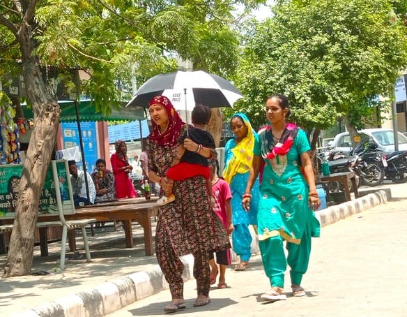 The effect of heat started increasing, people's problems started increasing