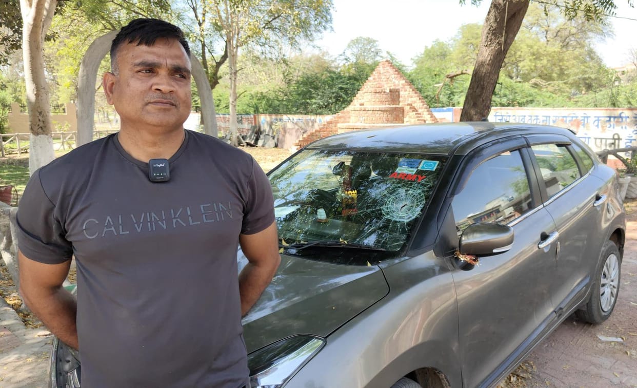 Army Subedar and his family assaulted at Bamla toll plaza, car vandalised