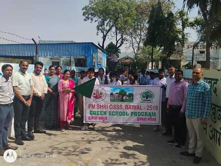 Students took out awareness rally regarding environment