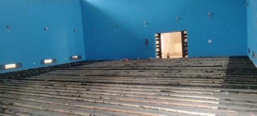 Players will be able to practice on the new indoor badminton court