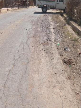 The road worth Rs 25 crore did not last even a year