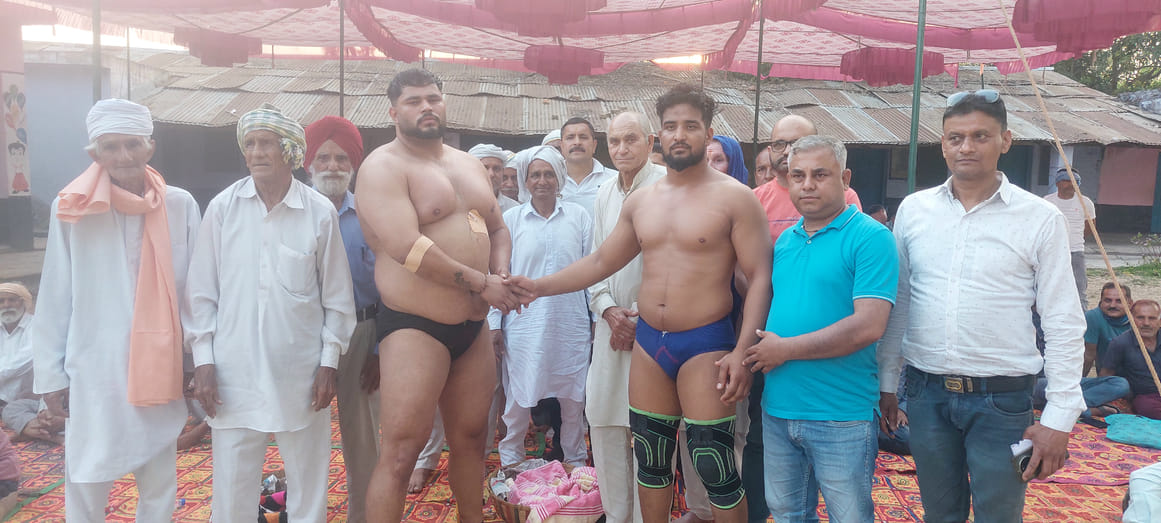 Vishal wrestler won the wrestling match