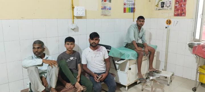 There was a fierce fight between two sides of the family in a land dispute
