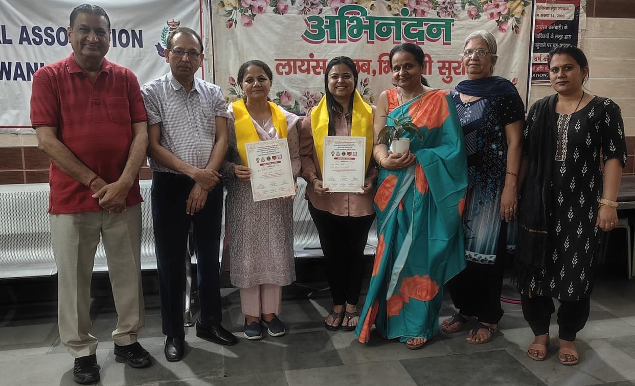 Dr. Savita Khasa and Dr. Jaya Sharma were honored
