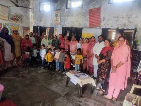 Information given in Anganwadi center for play school