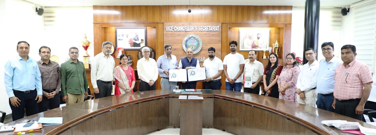 HAU signed an agreement with a seed company from Rajasthan