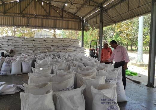 Wheat is being sold at a higher price in the market, government procurement centres are empty